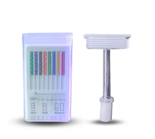 6-Panel Saliva Oral Fluid T-Square with indicator Drug Test Screen Kit 6-Panel Saliva Oral Fluid T-Square with indicator Drug Test Screen Kit